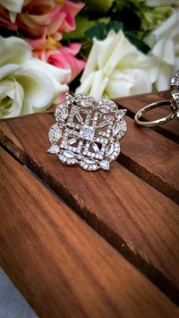 American Diamond Cocktail Ring 