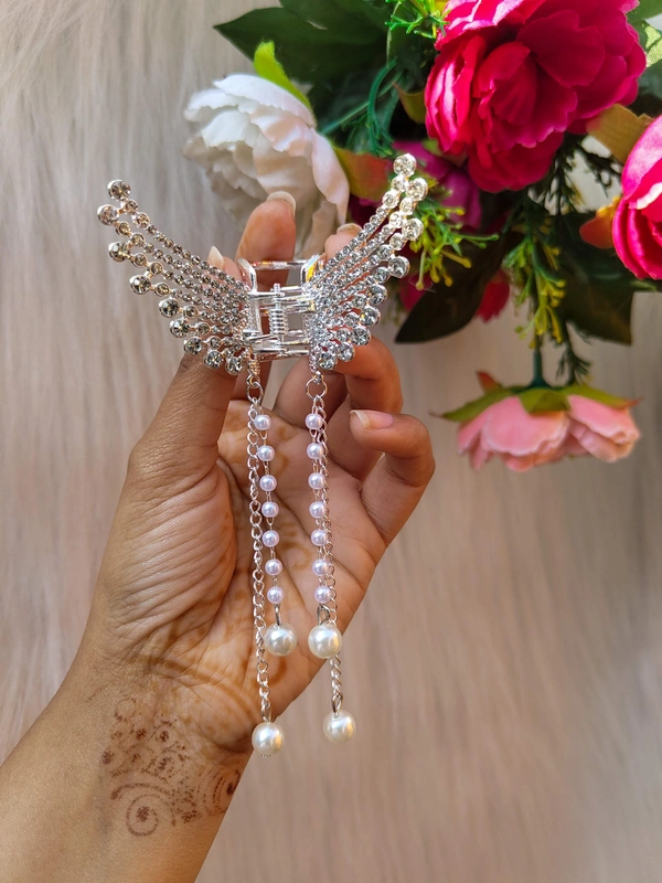 Butterfly Hairclip  - Silver