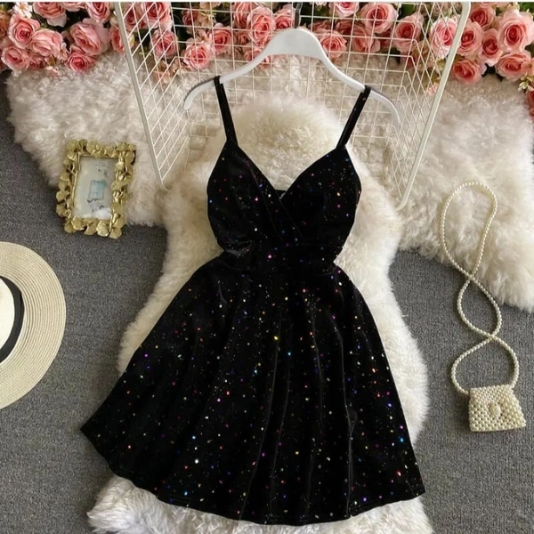 Fancy Short Dress - DM On Instagram