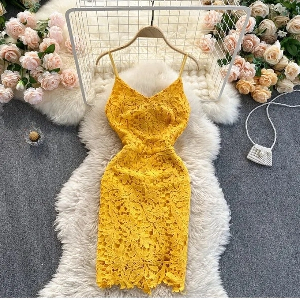 Yellow Dress - DM On Instagram