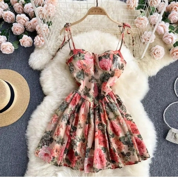 Floral Print Dress - DM On Instagram