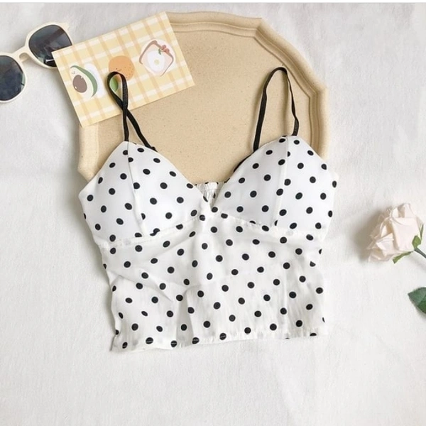 Polka Dot Top - DM On Instagram