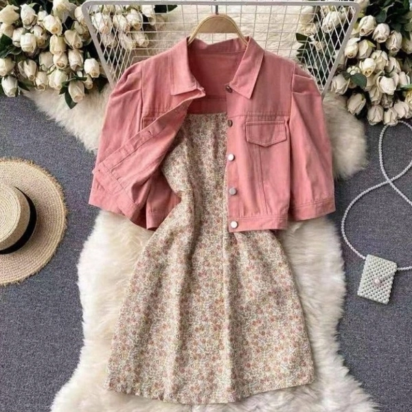 Denim Dress - DM On Instagram