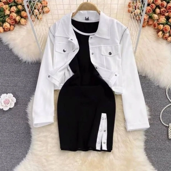 Denim Dress - DM On Instagram