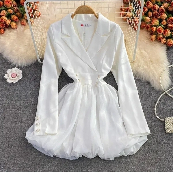 Fancy Coat Dress - DM On Instagram