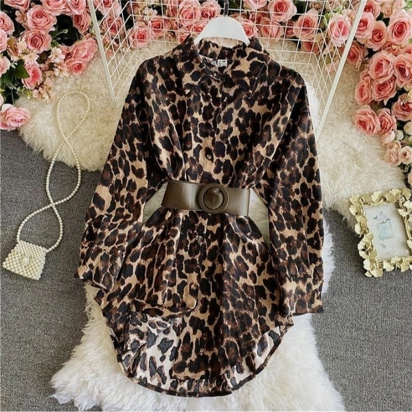 Tiger Print Dress - DM On Instagram
