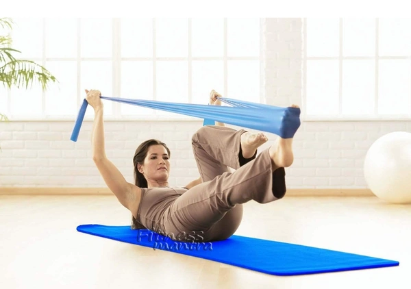 Yoga Mat - Blue, Orange, Green, Black