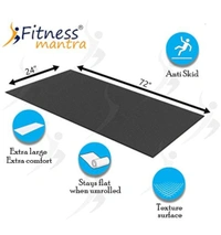 Yoga Mat - Blue, Orange, Green, Black