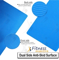 Yoga Mat - Blue, Orange, Green, Black