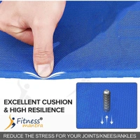 Yoga Mat - Blue, Orange, Green, Black