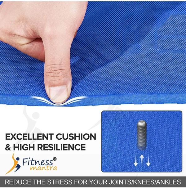 Yoga Mat - Blue, Orange, Green, Black