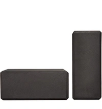 Yoga Foam Block- Set Of 2 - Black
