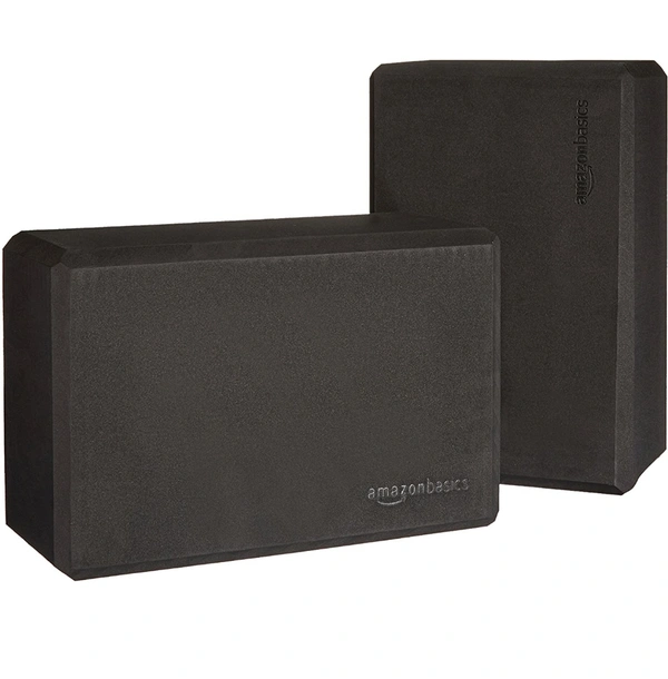 Yoga Foam Block- Set Of 2 - Black