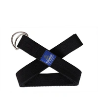 Yoga Strap – Durable Cotton Exercise Straps – Adjustable D-Ring Buckle Gives Flexibility for Yoga, Stretching & General Fitness