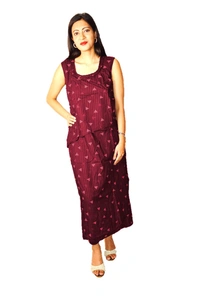 Mom's Kurtiz by Neil Maternity Wear Feeding Kurti  - Maroon, 42