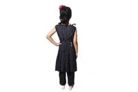 Trendy  High Low Kurti Pant Set - Pink, 3_4