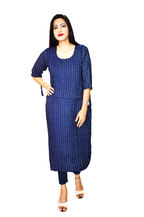 Mom's Kuritz by Neil Best maternity feeding wear India - Blue, 44