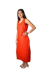 Mom's Kurtiz by Neil Maternity Western Wear With Nursing Cover  - Red, 44, Premium Quality Rayon Cotton 