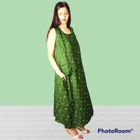 Mom's Kurtiz by Neil Maternity Cum Feeding Dress - Olive, 42