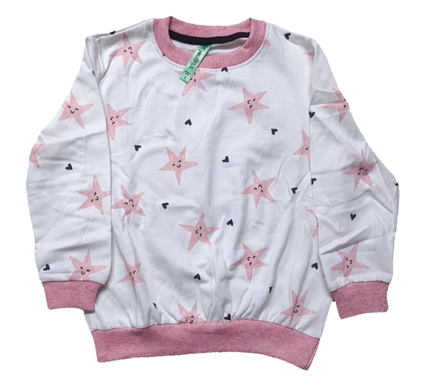 Deal Wheel Best Deals On Kids Wear Sweatshirts Below 500 Trendy Sweatshirts  For Kids - Baby pink, 6^7