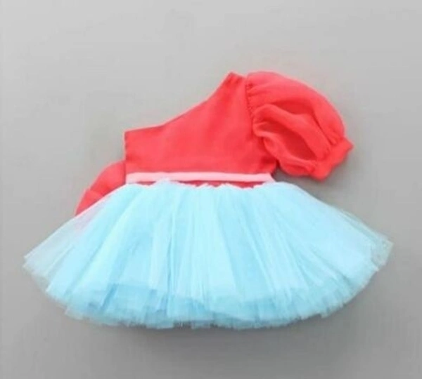 Deal-wheel Best Buy Kids Wear Below 500 Best Party Wear Dress For Baby Girls - Red, 18^24 months