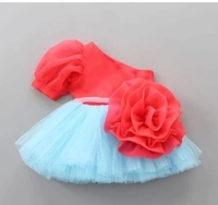 Deal-wheel Best Buy Kids Wear Below 500 Best Party Wear Dress For Baby Girls - Red, 18^24 months