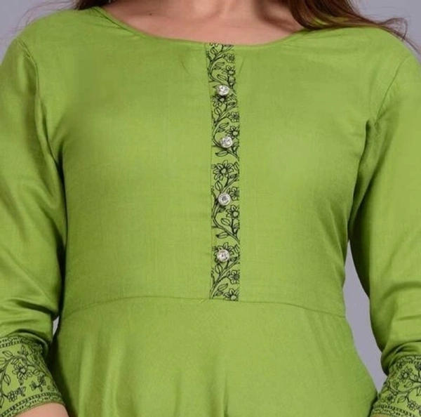 Deal Wheel Best Buy Kurti Below 500 Anarkali Kurti For Women Below 500 - green, 42
