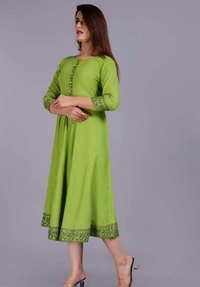 Deal Wheel Best Buy Kurti Below 500 Anarkali Kurti For Women Below 500 - green, 36