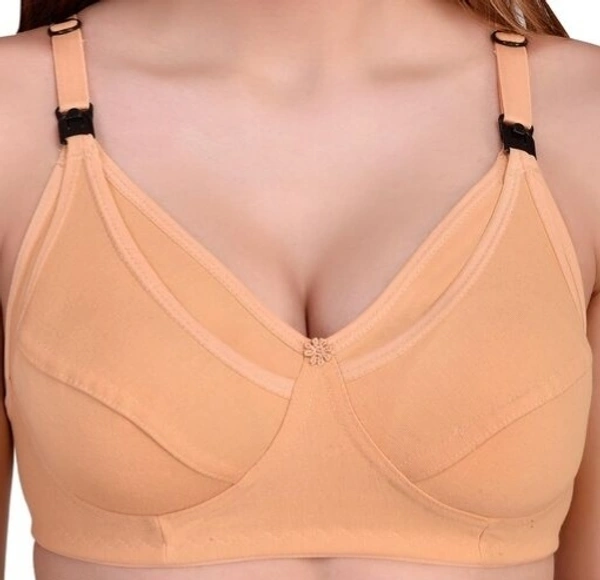 Deal Wheel Best Buy  Below 500 comfy Front Open Feeding  Bra Combo Of 3 (mix Colour) - multi, 32B