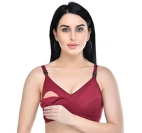 Deal Wheel Best Buy  Below 500 comfy Front Open Feeding  Bra Combo Of 3 (mix Colour) - multi, 32C