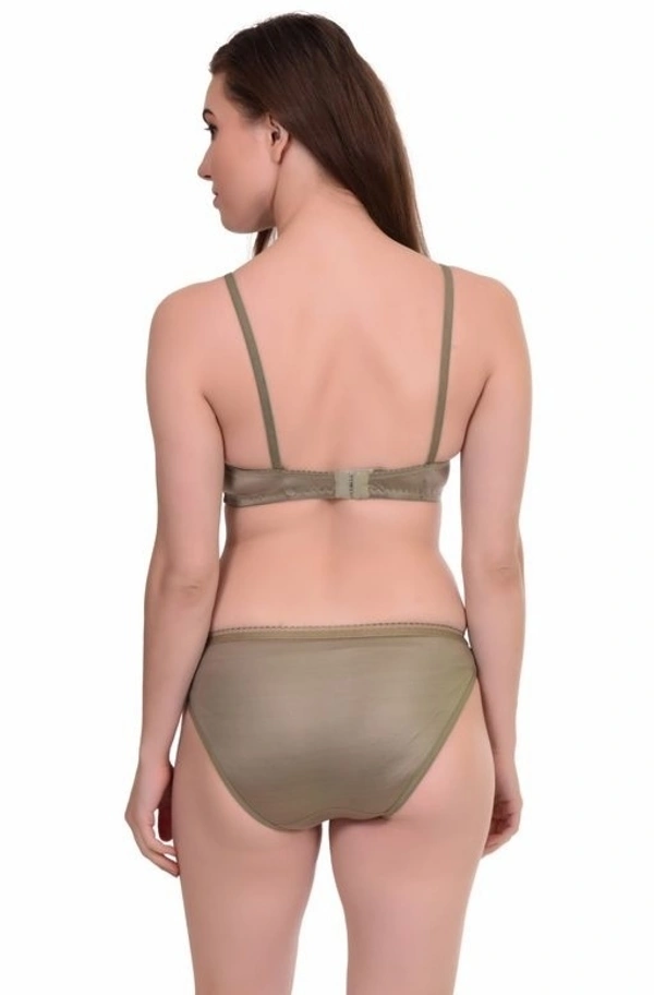 Deal-wheel Best Buy  Innerware Below 500 Sexy Women Lingerie Set  - olive, 32B
