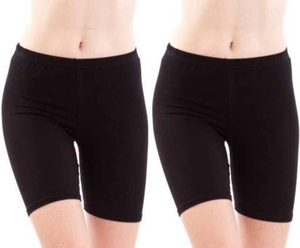 Deal-wheel Best Buy Innerware  Below 500 Stylish Women Cotton Shorts Combo -2 (Any Colour)  - multi, 28