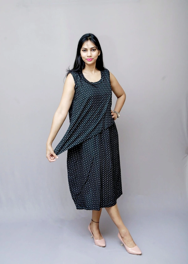 Mom's Kurtiz Maternity kurti with Nursing cover  - 44