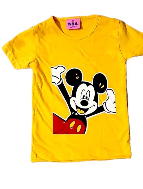 Girls top pajama set | clothing set - 3-4 yrs, Cotton Bio Wash, Bright Sun