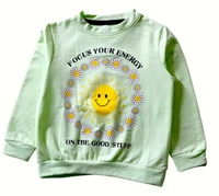 Kids Sweatshirt For Girls & Boys  - Royal Barmuda, Cotton Loop Knit, 5_6 Yrs