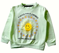 Kids Sweatshirt For Girls & Boys  - Royal Barmuda, 4_5 Yrs, Cotton Loop Knit