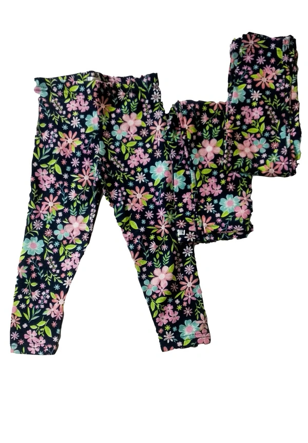 Trendy Printed Cotton Legging for Baby (Pack Of 1 ) - Mine Shaft, 1.5 _2 Yrs, Cotton