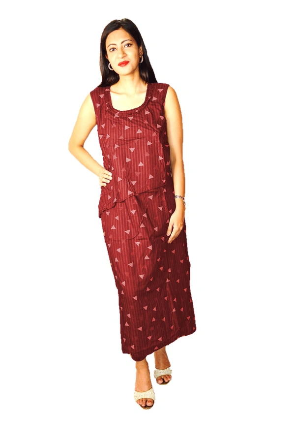 Mom's Kurtiz  Maternity feeding wear Kurti With Nursing Cover flap  - Brown, 42