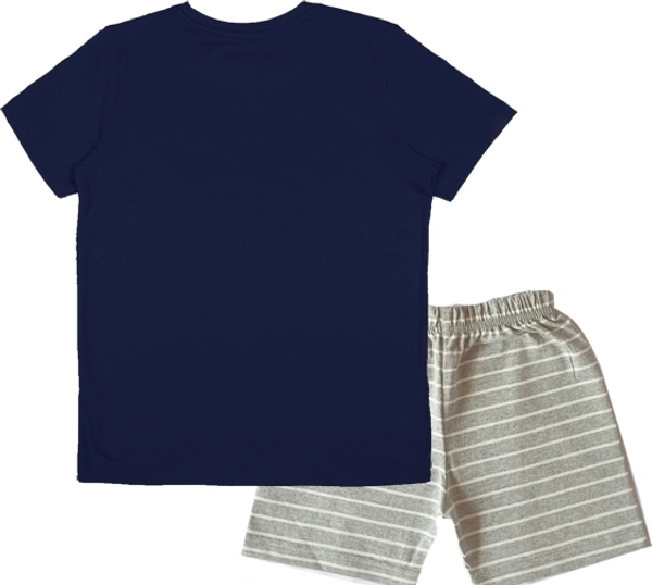 Cotton Tshirt Short Set For Boys - Cherry Pie, COTTON, 2_3 Y