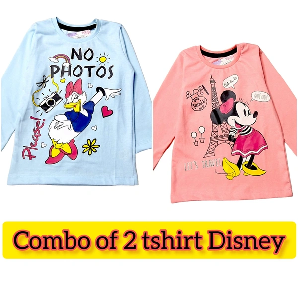 Combo Of 2 Tshirt For Kids Under 500 - Wild Watermelon, Cotton, 2-3 Yrs