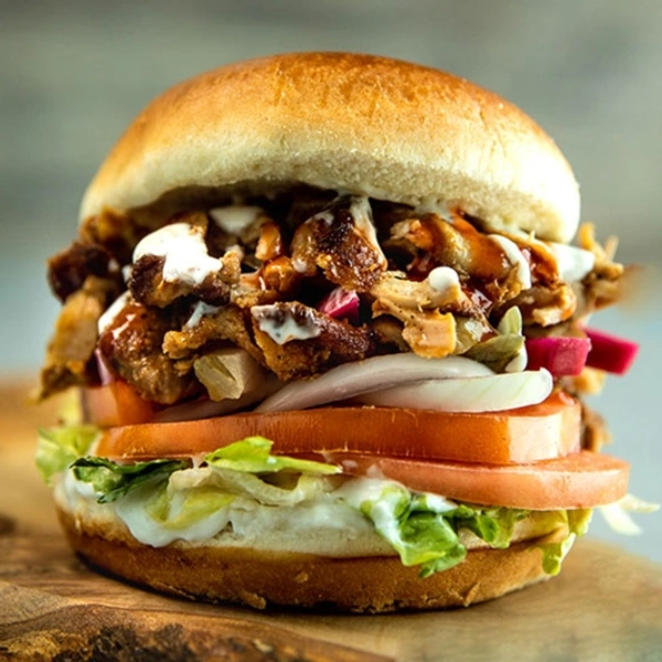 Special Cheeze Burger. With Mozrela Cheeze 