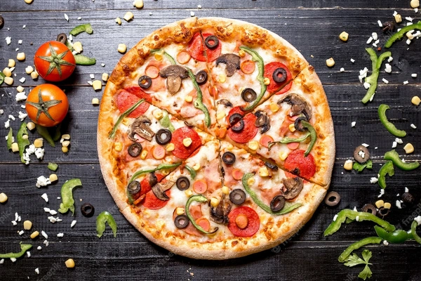 Mozzarella Cheese Onion And Tomato Pizza🍕