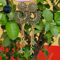 Long Earrings  - pink 