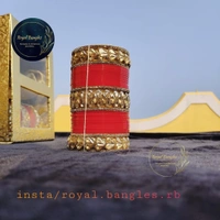 Beautiful Bridal Chuda Set With High Quality Stone Work. - 2.2