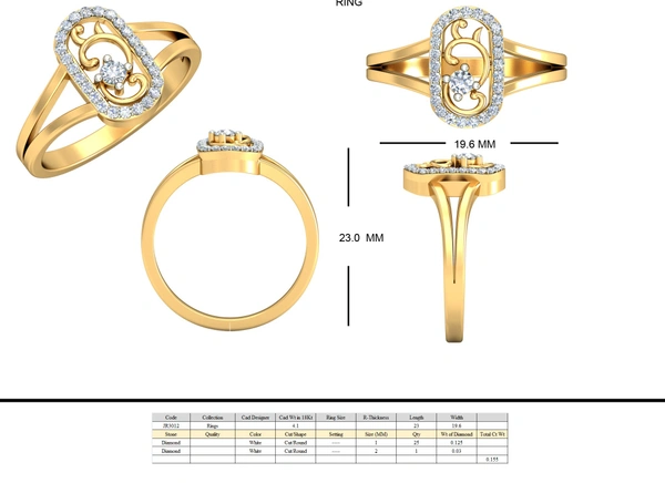 JRR3012 - 3DM, STL, 1JPG / No Changes Applicable / Files send via emails or Wetransfer Only.