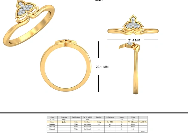 JRR3011 - 3DM, STL, 1JPG / No Changes Applicable / Files send via emails or Wetransfer Only.