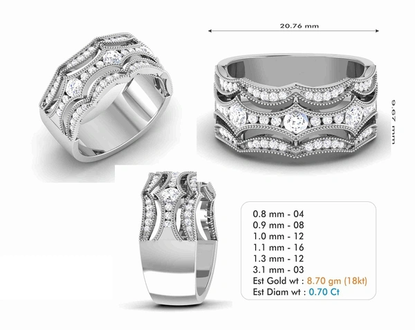 R-6826 - 3DM, STL, 1JPG / No Changes Applicable / Files send via emails or Wetransfer Only.