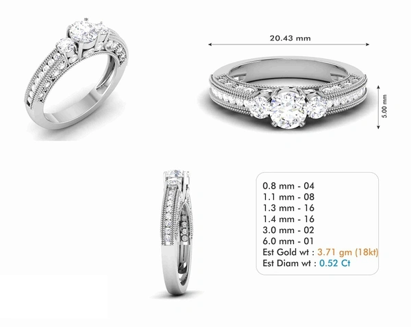 R-6593 - 3DM, STL, 1JPG / No Changes Applicable / Files send via emails or Wetransfer Only.