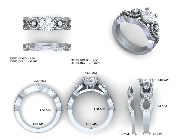 R-3530 - 3DM, STL, 1JPG / No Changes Applicable / Files send via emails or Wetransfer Only.