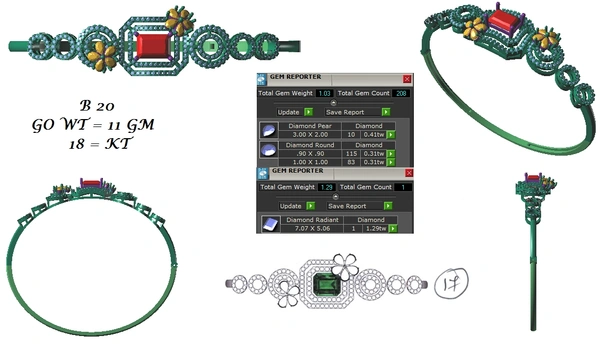 B 20 - 3DM, STL, 1JPG / No Changes Applicable / Files send via emails or Wetransfer Only.